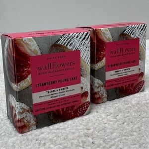 B&BW White Barn "Strawberry Pound Cake" Wallflowers Home Fragrance Refills